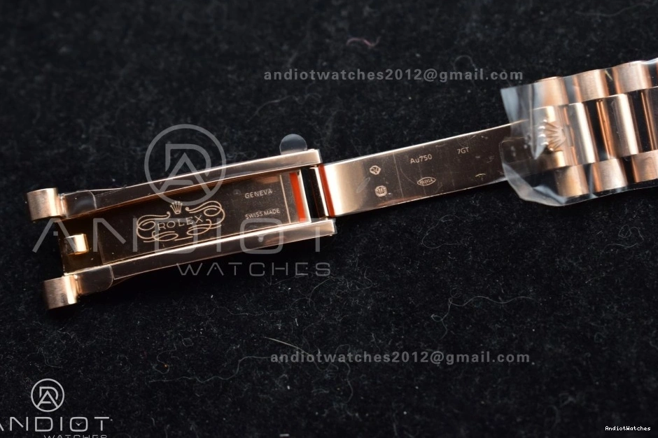 904L Bracelet (Gain President 711 Dial Best RG Weight) 40 Steel QF Edition Ombre DayDate V4 Soft Slate on A2836 0421